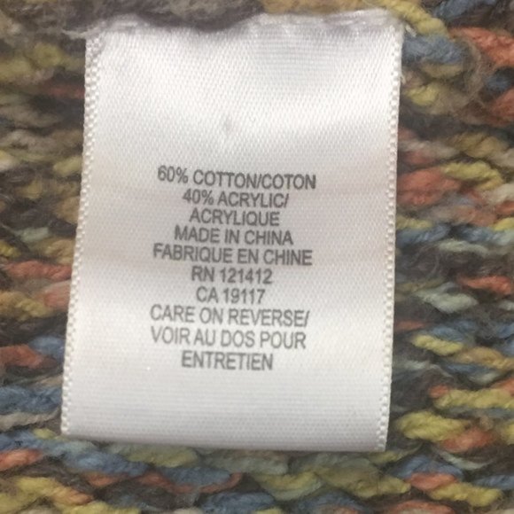 David Brooks Multicolored 3/4 Sleeve Cardigan - Picture 10 of 12